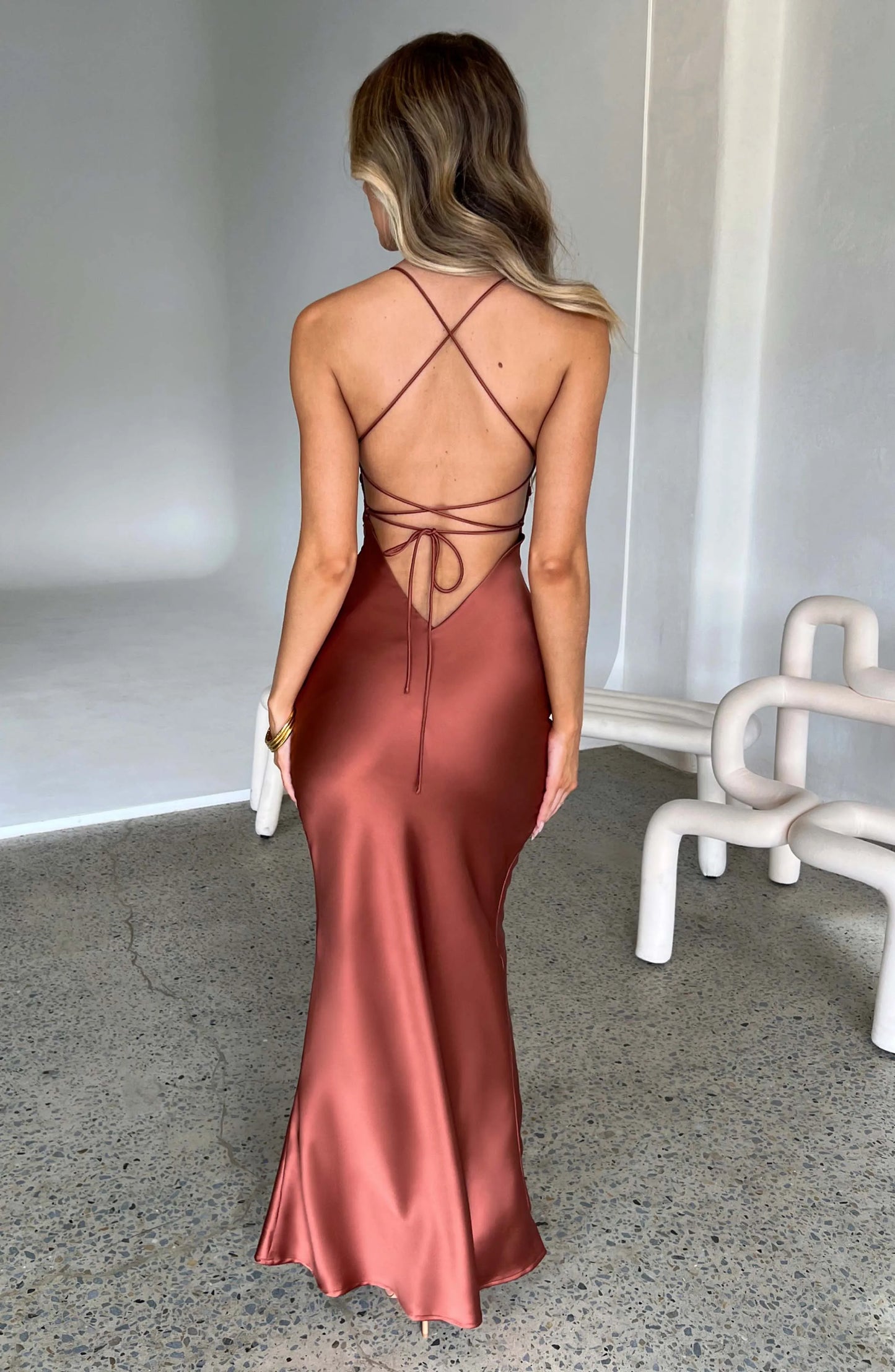 Sexy Backless Long Dress