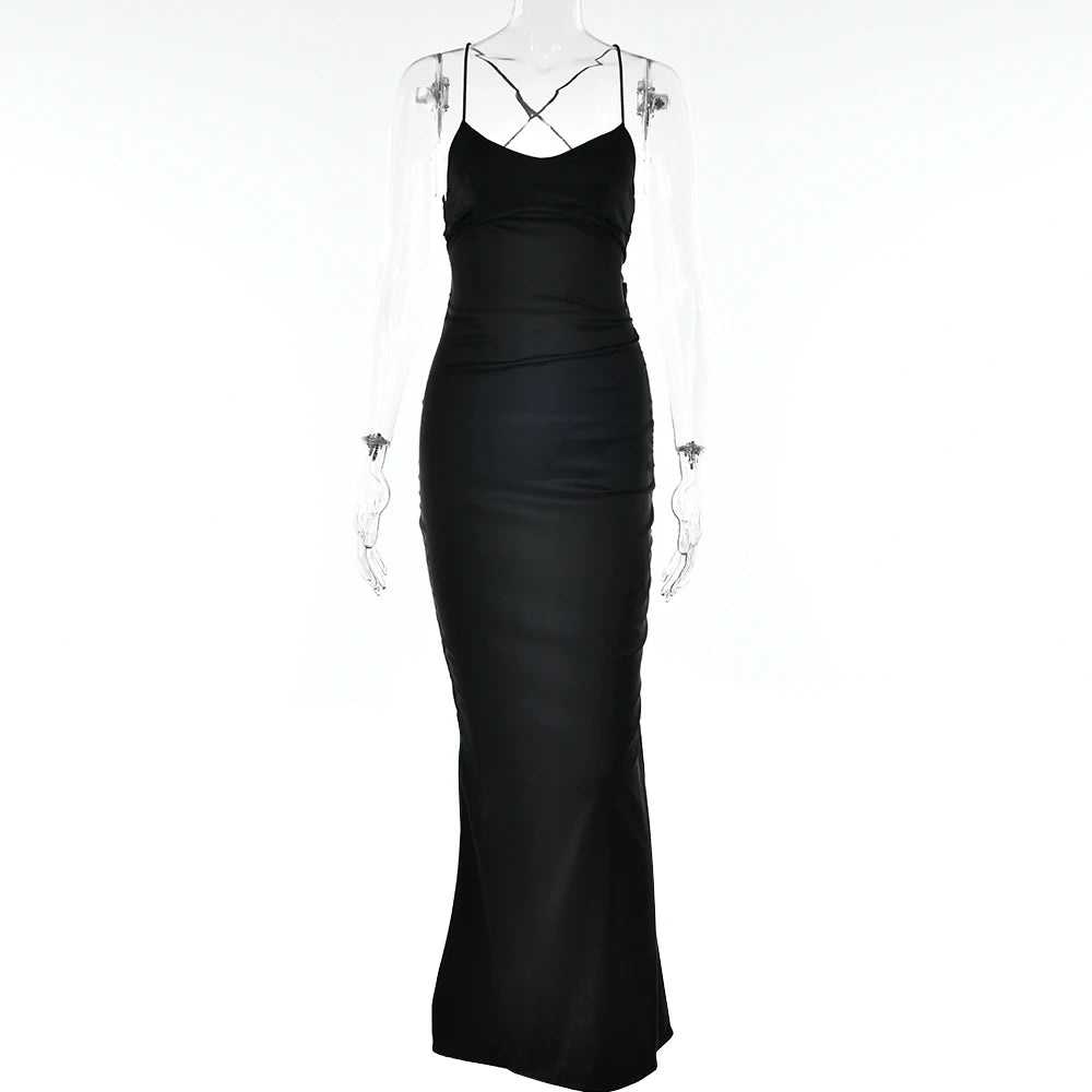 Sexy Backless Long Dress