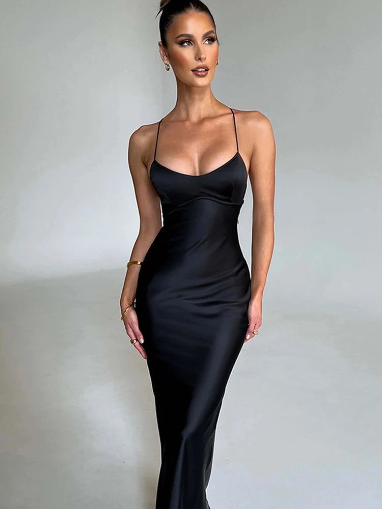 Sexy Backless Long Dress