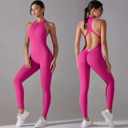 Back open jumpsuit